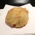 天ぷら岡本 - 新玉葱