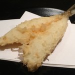 天ぷら岡本 - 大きくて厚みもある 鱚