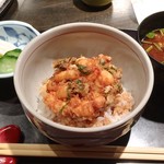 天ぷら岡本 - 今回の締めは、天丼