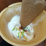 Sousaku Dainingu Ra Beranda - ソフトクリーム。普通に美味しいソフトクリーム。