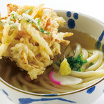 讃岐の味 塩がま屋 - かき揚げうどん