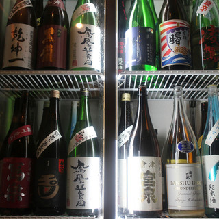 充実の日本酒をご用意◎