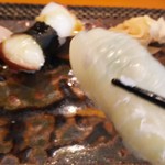 玄海鮨 - ヒラメ  中には柚子胡椒