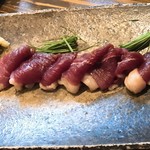 和食 縁 蕎麦切り - 河内鴨もも肉刺身