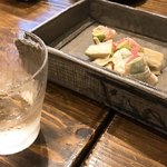 和食 縁 蕎麦切り - マグロとアボカドの湯葉巻き