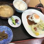 多楽福亭 - サービスランチ・ハンバーグ850円