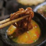 Okonomiyakijuuzou - 溶き卵につけて