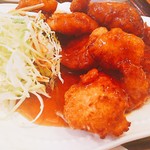 Arijou - 日替り黒酢チキンのアップ