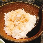 鳥さわ22 - まずはご飯に出汁をin！！
