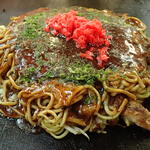 Okonomiyaki Kimura - 「モダン焼」（550円）