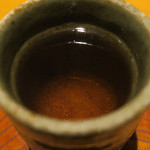 炭火焼肉 あもん - ほうじ茶　ズームアップ