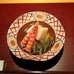 花泉 - 車エビと桃