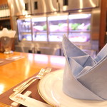 ステーキハウス バロン - カウンターで