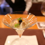 ステーキハウス バロン - アワビの冷製