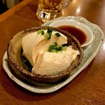 Kushikatsu To Haiboru Komanechi - ＊コマネチチーズ豆富（ワサビ醤油）（¥480）