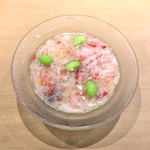 三代目 まる天 - 冷し茶碗蒸し カニあんかけ