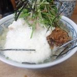 冷やしトンカツ茶漬け