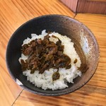 博多ラーメンセンター - めし+辛子高菜