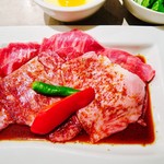代官山焼肉 kintan - ジューシー仙台牛3種盛りセット