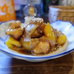 灯 - 鶏の黒酢炒め