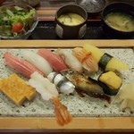 Sushi yuuzen minori - ランチセット  +400円