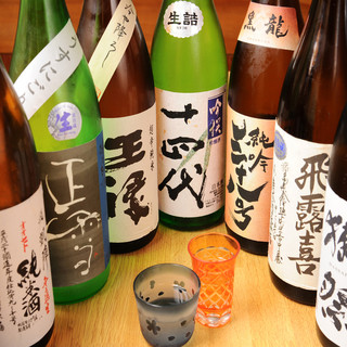大受欢迎<商品种类最齐全>从广岛当地酒到稀有的日本酒・烧酒都有!