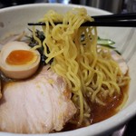 めんや正直 - 細ちぢれ麺