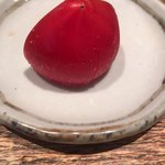 鳥茂 - フルーツトマト(半分食べてしまった)