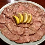 焼肉 静龍苑 - タン塩　2,900円×4人前=11,600円