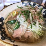 麺屋 椿丸 - 限定  鶏と鰹と煮干しの冷やし  塩