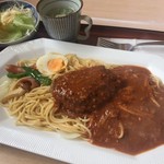 食事処 アカギ - ハンバーグミート700円