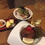 元祖北海魚串 がりや - 晩酌セット980円税別