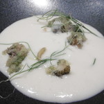 イル・チェントリーノ - ツブ貝・絶品ニンニクスープ