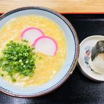 ふくろう茶屋 - あんかけうどん500円＆おにぎり80円