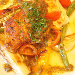 本日の魚料理（あいなめの焼いたの）