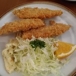 水口食堂 - なまあじフライ