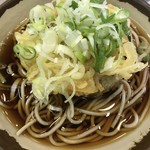 JR長野駅 新幹線ホーム そば店 - かき揚げそば@390円