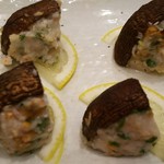 築地寿司清 - 椎茸にえびのすり身