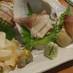 貝料理専門店 磯ばし - 刺し盛りアップ