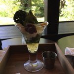 辻利兵衛本店 - 薄茶パフェ ¥900