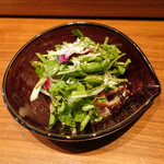 wasabi - 鴨の生ハムとクレソンのサラダ（1,280円+税）