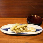 wasabi - ワカサギとアスパラのフリット（1,080円+税）