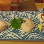 やま中・本店　鮨と日本料理　 - 鱧と平目とアラ