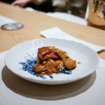 フルタ - ☆仔羊の生キャラメル風味オイスターソース、ポルチーニ茸添え