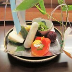 ふじ居 - ①八寸。七夕バージョン。