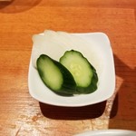 麺屋 六感堂 - うな丼＋ぬか漬け（チャコ漬け）