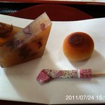 利休庵 - お抹茶についてきたお菓子