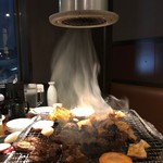 テーブルオーダーバイキング 焼肉 王道 押熊店 - 抜群の換気能力