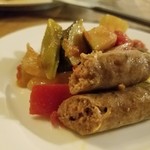 ヴェロニカ ペルシカ - シャキシャキ野菜のカポナータとメルゲーズ