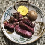 かたつむり - 天然鴨の炭火焼